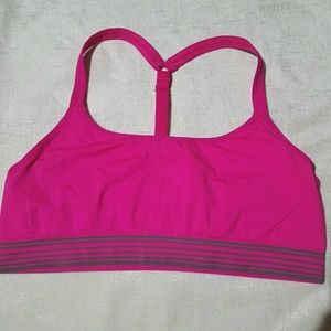 Athleta magenta sports jog yoga bra as Xl